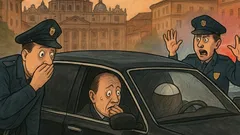 Vicc: A pápa inkognitóban Rómába indul