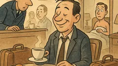 Vicc: Hullafáradt üzletember beesik a hotelbe